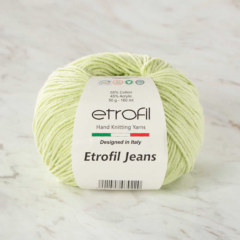 Etrofil Jeans Yeşil El Örgü İpi - 024